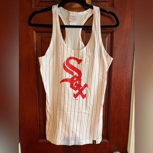 Chicago White Sox red pinstripe tank